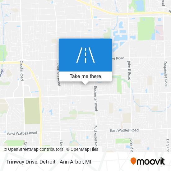 Trinway Drive map