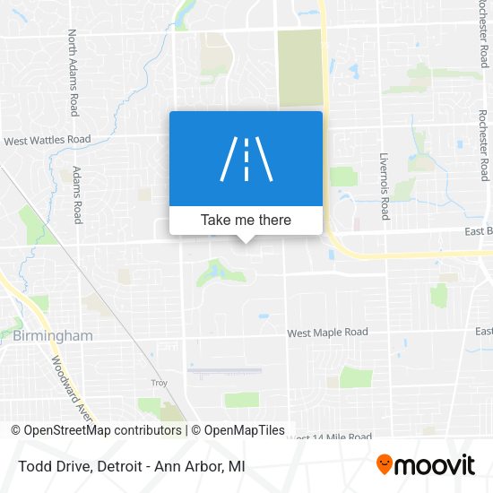 Mapa de Todd Drive