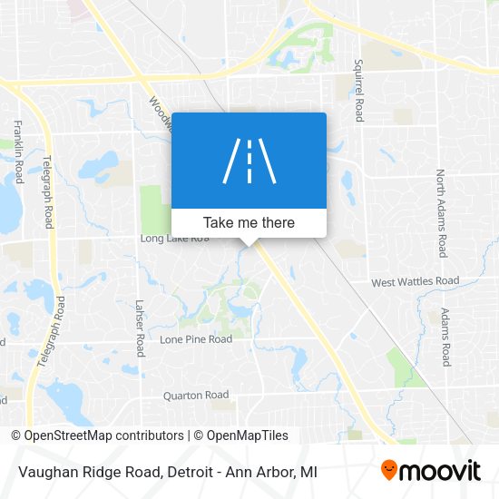 Mapa de Vaughan Ridge Road