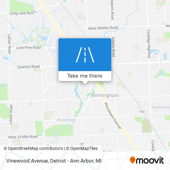 Vinewood Avenue map