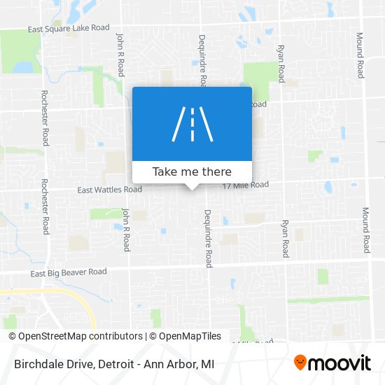 Mapa de Birchdale Drive