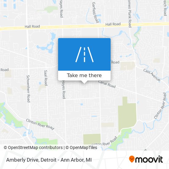 How to get to Amberly Drive, Detroit - Ann Arbor, MI by Bus?