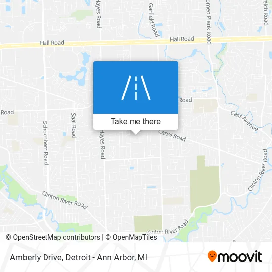 Amberly Drive map