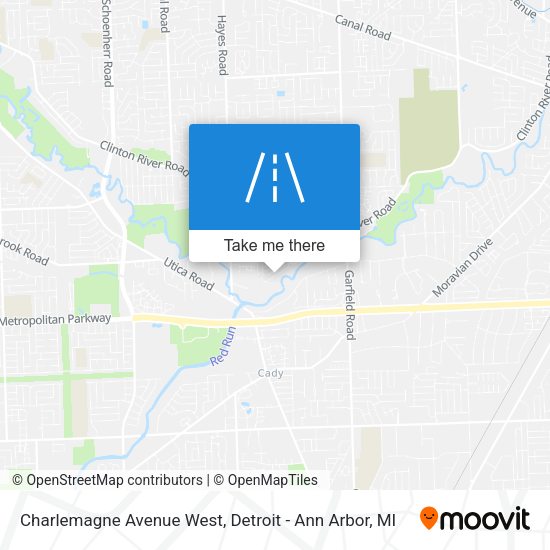 Charlemagne Avenue West map
