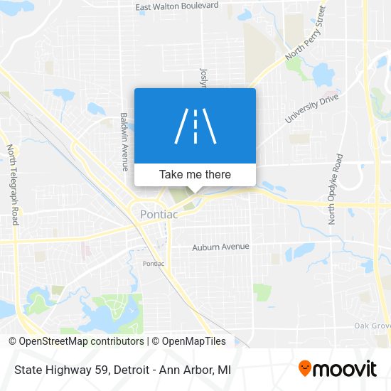 State Highway 59 map