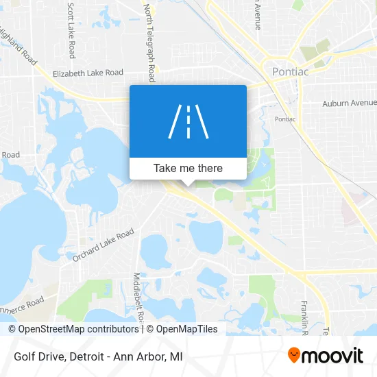 Golf Drive map