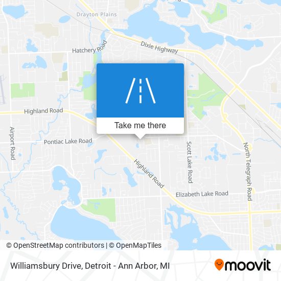 Mapa de Williamsbury Drive