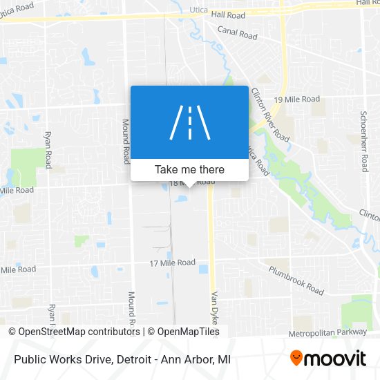 Mapa de Public Works Drive