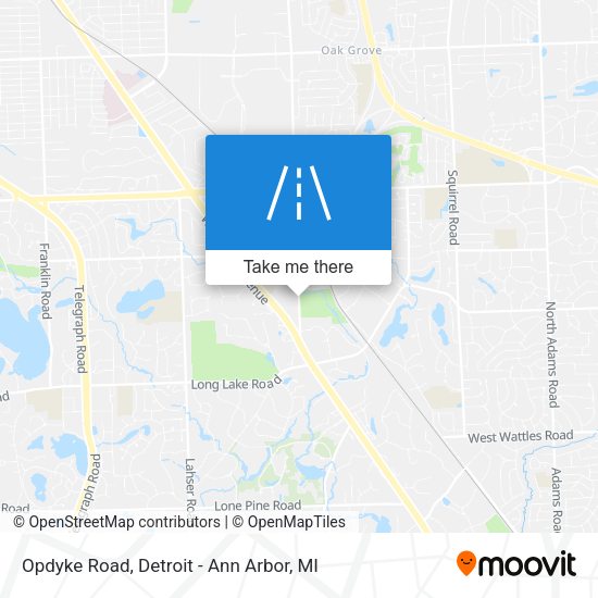 Mapa de Opdyke Road