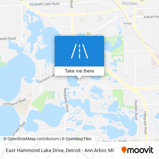 East Hammond Lake Drive map