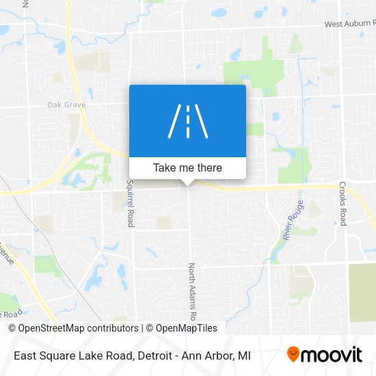 East Square Lake Road map