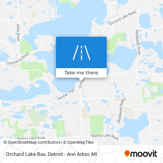 Orchard Lake Bas map