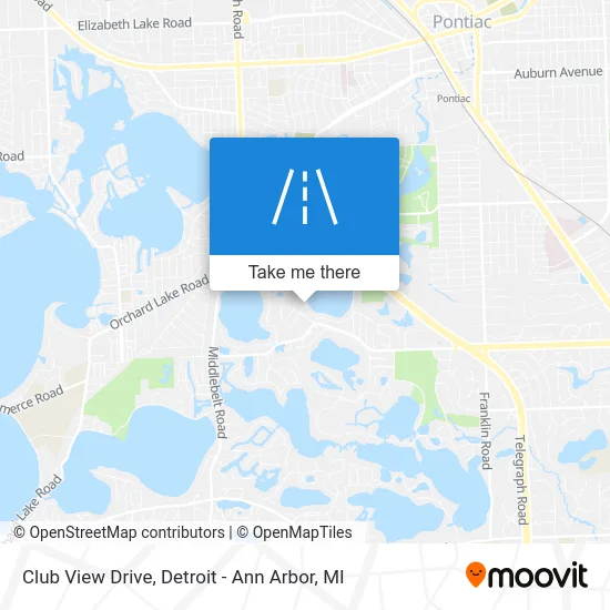 Club View Drive map