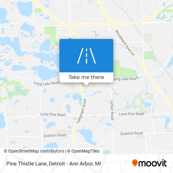 Mapa de Pine Thistle Lane