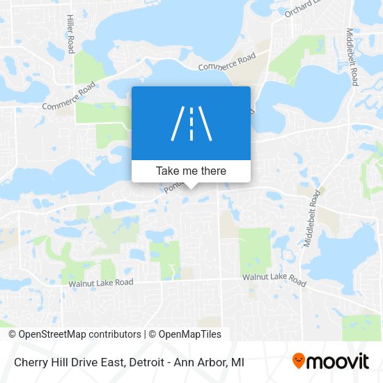 Cherry Hill Drive East map