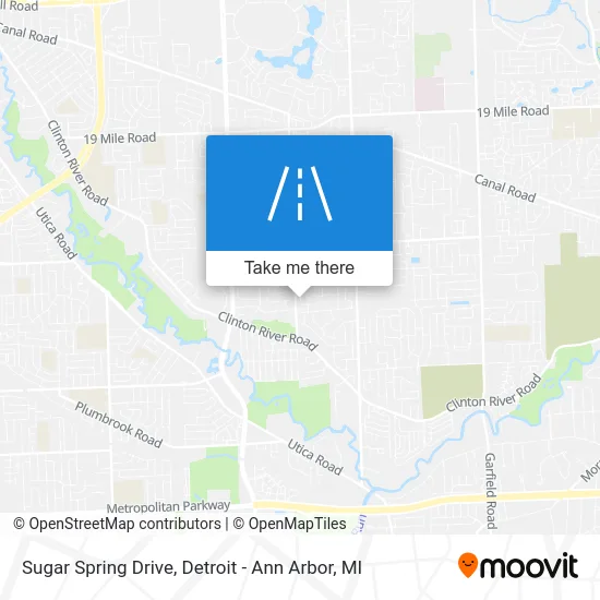 Sugar Spring Drive map