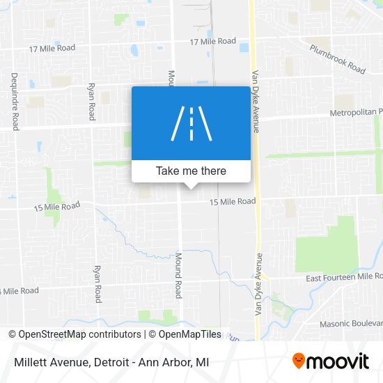 Millett Avenue map