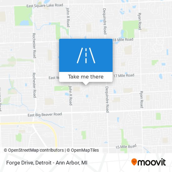Forge Drive map