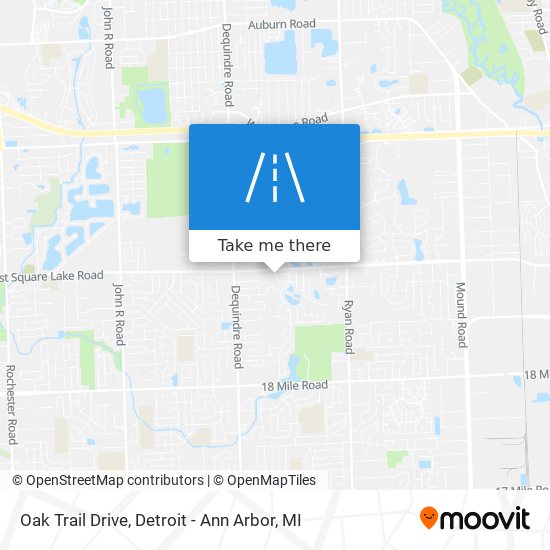 Oak Trail Drive map