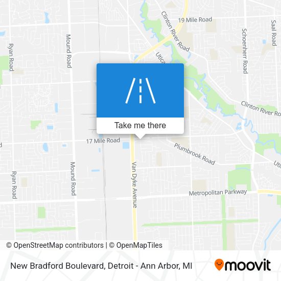 New Bradford Boulevard map