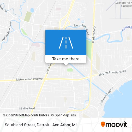 Southland Street map