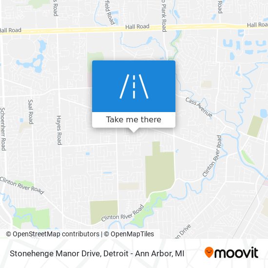 Stonehenge Manor Drive map