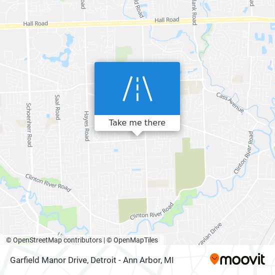 Garfield Manor Drive map