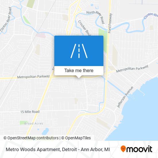 Metro Woods Apartment map