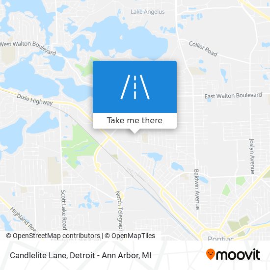 Candlelite Lane map