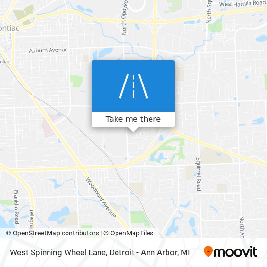 Mapa de West Spinning Wheel Lane