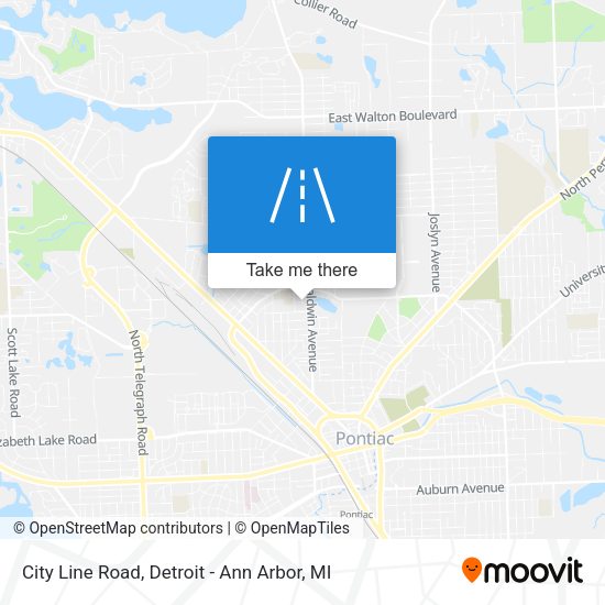 Mapa de City Line Road