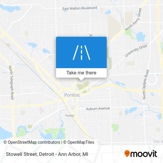 Mapa de Stowell Street