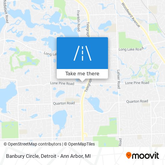 Banbury Circle map