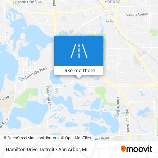 Hamilton Drive map