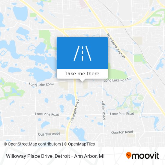 Mapa de Willoway Place Drive