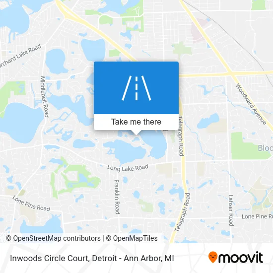 Inwoods Circle Court map