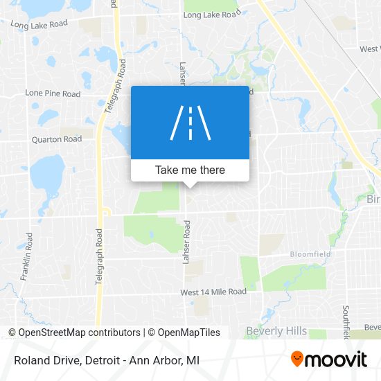 Mapa de Roland Drive