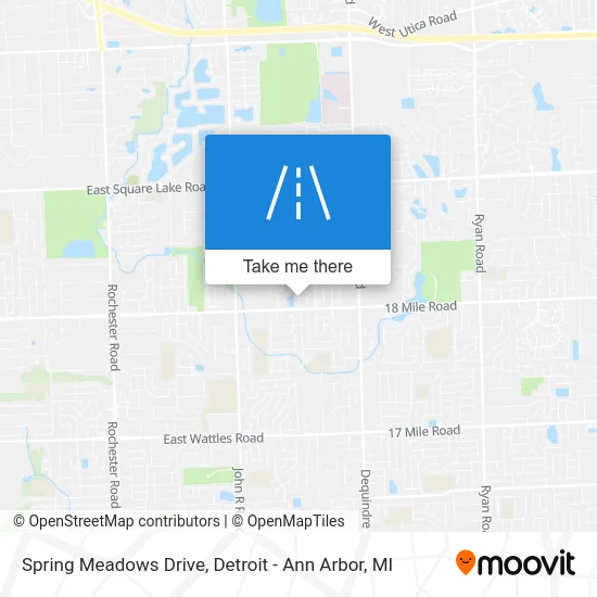 Spring Meadows Drive map