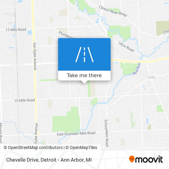 Chevelle Drive map