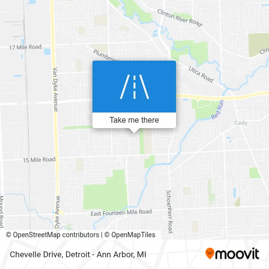 Chevelle Drive map