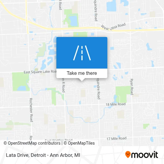 Lata Drive map