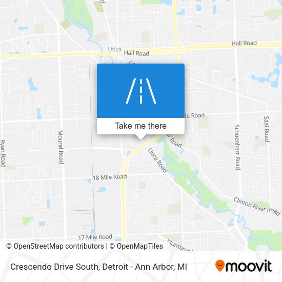 Crescendo Drive South map