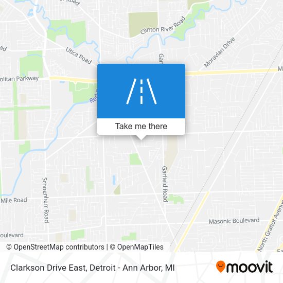 Clarkson Drive East map