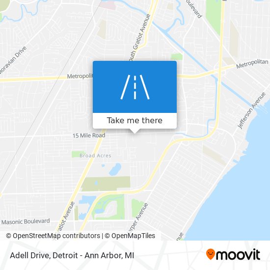Adell Drive map