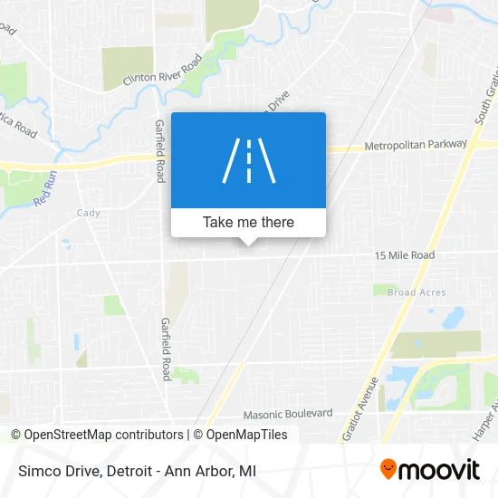 Simco Drive map