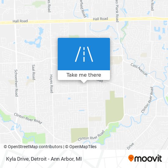 Mapa de Kyla Drive