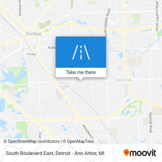Mapa de South Boulevard East