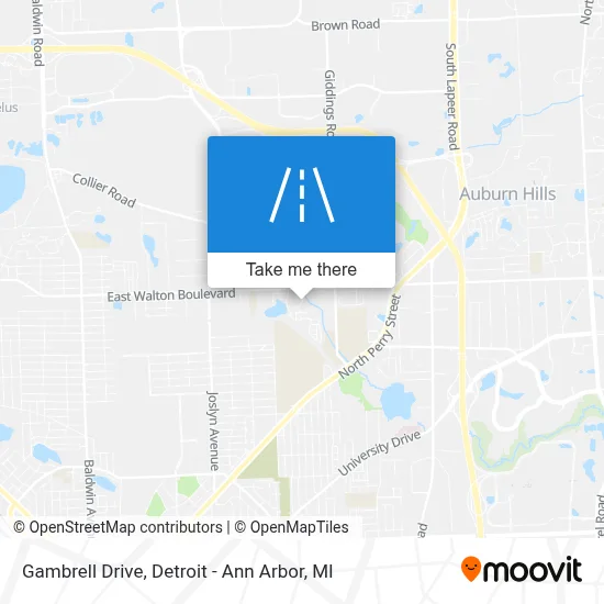 Gambrell Drive map