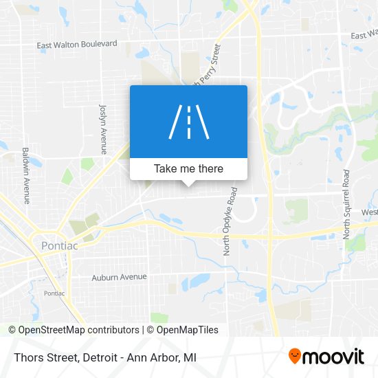 Mapa de Thors Street