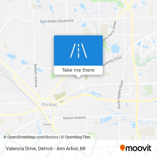 Valencia Drive map